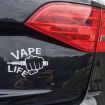 Nálepka na auto - Vape Life by Karotka