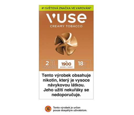 VUSE ePOD náplň Creamy Tobacco 2ML 18MG - 2KS