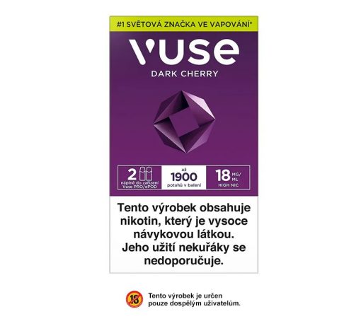 VUSE ePOD náplň Dark Cherry 2ML 18MG - 2KS