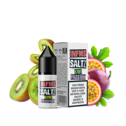 Nikotinová Sůl Infamous Saltz - Kiwi Passion / Kiwi a Maracuja - 20mg/ml