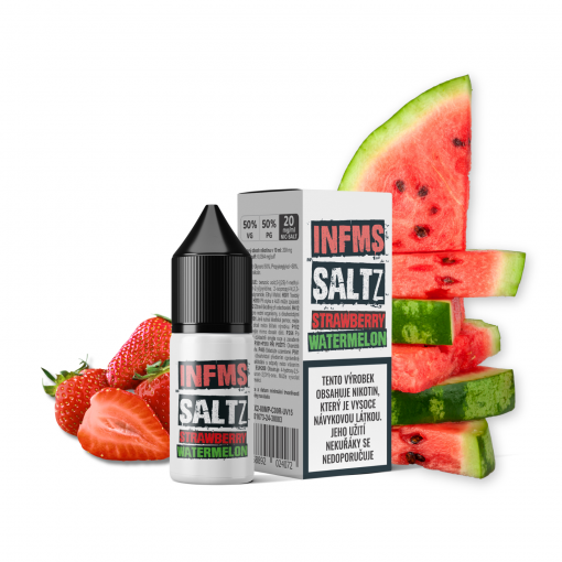 Nikotinová Sůl Infamous Saltz - Strawberry Watermelon / Jahoda a Vodní Meloun - 20mg/ml