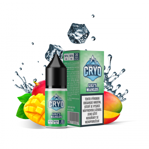 Nikotinová Sůl Infamous Cryo - Gigi's Mango / Mango a kiwano - 20mg/ml