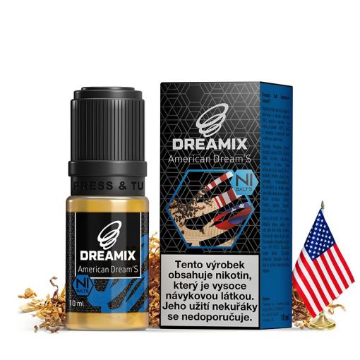 Nikotinová Sůl Dreamix - Americký tabák - American Dream'S - 10ks