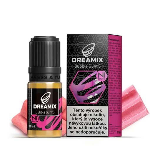 Nikotinová Sůl Dreamix - Žvýkačka - Bubblegum'S - 10ks