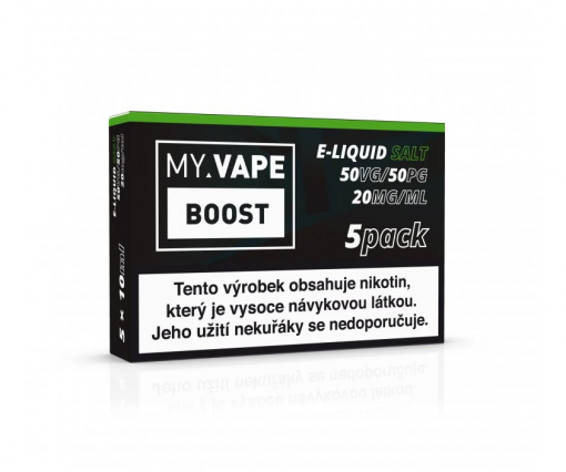 My Vape MTL Salt Booster 50/50 5x10ml - 20mg nikotinu/ml