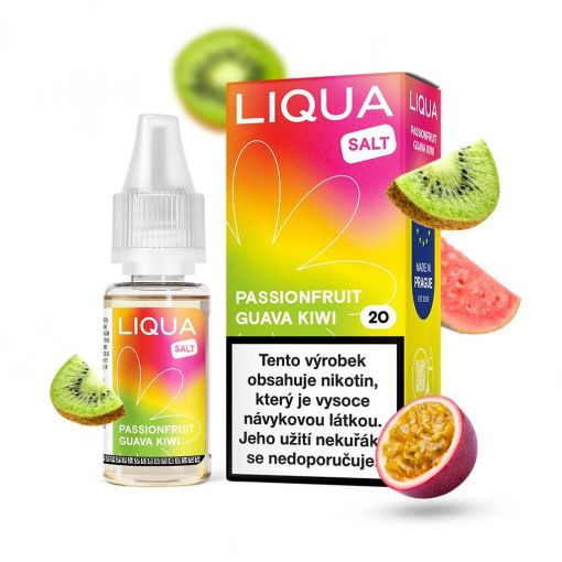  LIQUA Salt Passionfruit Guava Kiwi / Kiwi, marakuja a guava 10ml