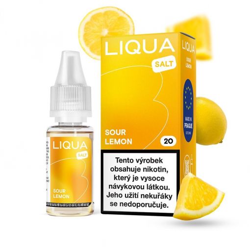 LIQUA Salt Sour Lemon / Nakyslý citron 10ml