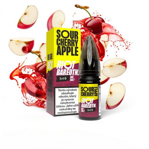 Riot BAR EDTN Salt Sour Cherry Apple / Třešeň a zelené jablko 10ml