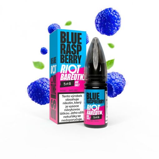 Riot BAR EDTN Salt Blue Raspberry / Modrá malina 10ml