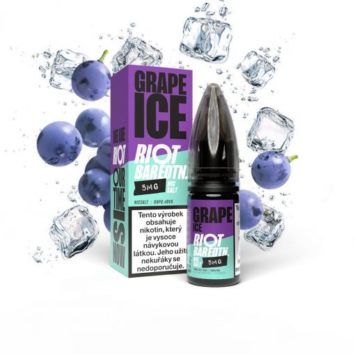 Riot BAR EDTN Salt Grape Ice / Ledové hroznové víno 10ml