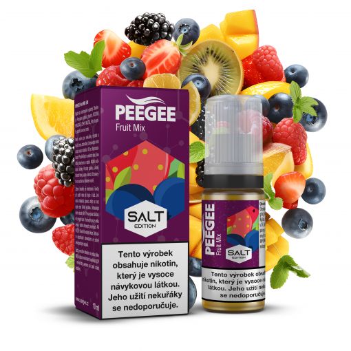 PEEGEE Salt - Ovocná směs / Fruit Mix 10ml 50/50 VG/PG