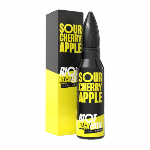 Příchuť Riot Squad - Black Edition - Sour Cherry and Apple / Třešeň a zelené jablko 10ml SnV