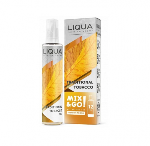 Příchuť LIQUA - Mix&Go - Traditional Tobacco 12ml SnV