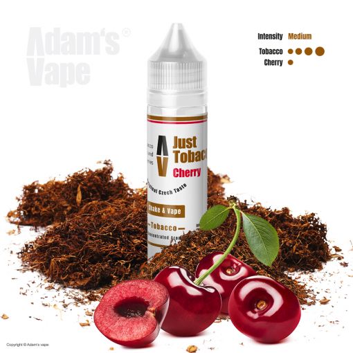 Příchuť Adams vape S&V: Just Tobacco Cherry / Jemný tabák s třešní 10ml