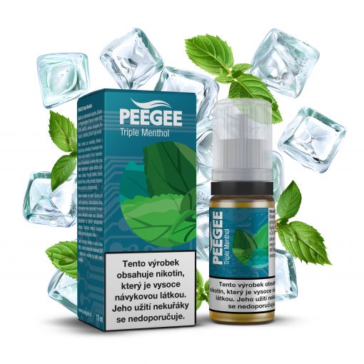 PEEGEE - Trojitý mentol / Triple Menthol 10ml 30/70 VG/PG