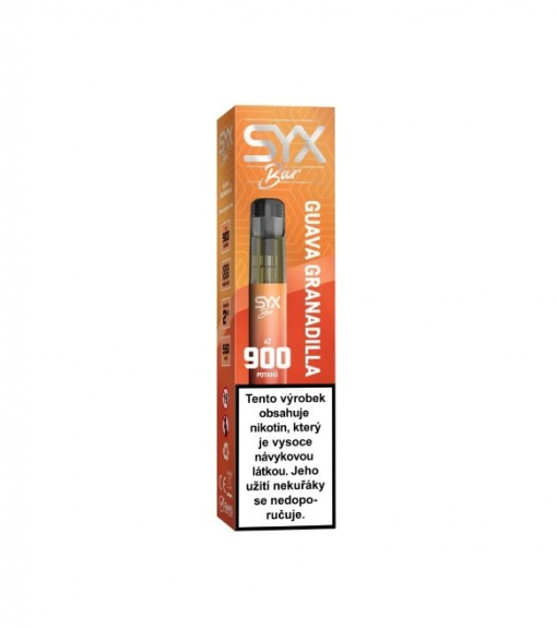 SYX BAR 900 jednorázová e-cigareta Guava Granadilla