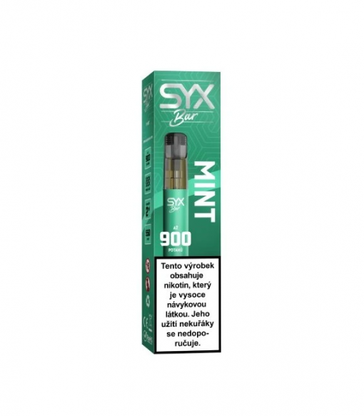 SYX BAR 900 jednorázová e-cigareta Mint