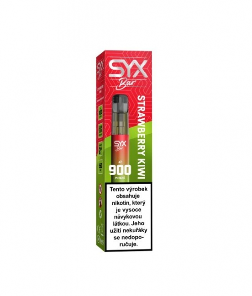 SYX BAR 900 jednorázová e-cigareta Strawberry Kiwi