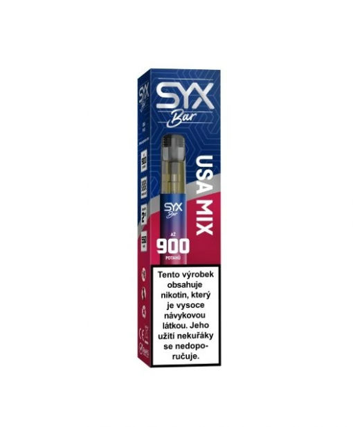 SYX BAR 900 jednorázová e-cigareta USA Mix