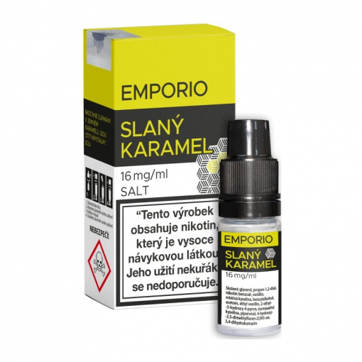 Nikotinová sůl EMPORIO Nic Salt Slaný karamel 10ml