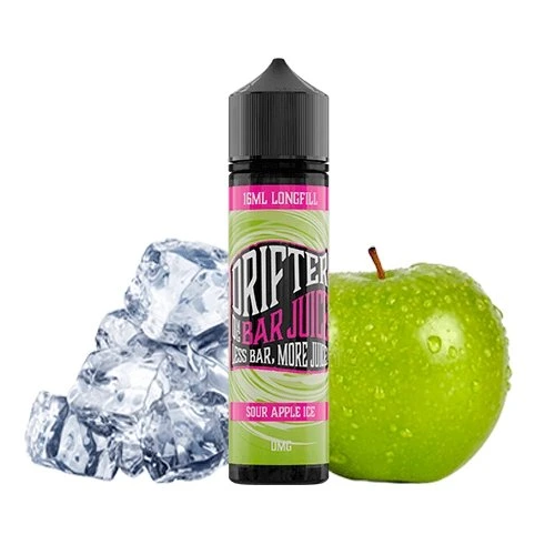 Příchuť Drifter Bar Juice - Sour Apple Ice SnV 16ml