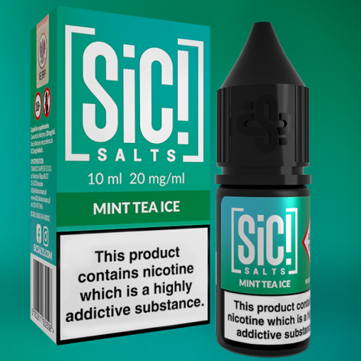 Nikotinová Sůl Sic! Salts - Mint Tea Ice 10ml - 20mg