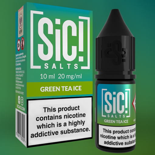 Nikotinová Sůl Sic! Salts - Green Tea Ice 10ml - 20mg