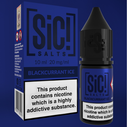 Nikotinová Sůl Sic! Salts - Blackcurrant Ice 10ml - 20mg