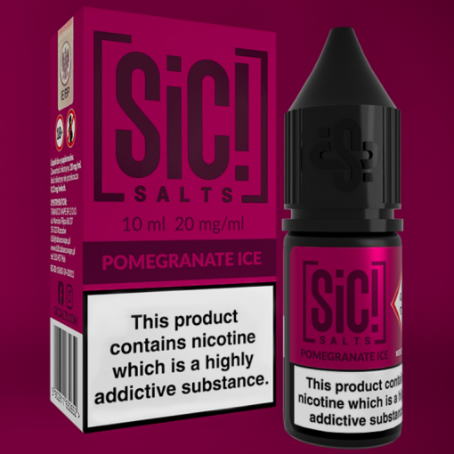 Nikotinová Sůl Sic! Salts - Pomegranate Ice 10ml - 20mg