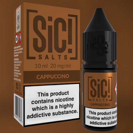 Nikotinová Sůl Sic! Salts - Cappuccino 10ml - 20mg