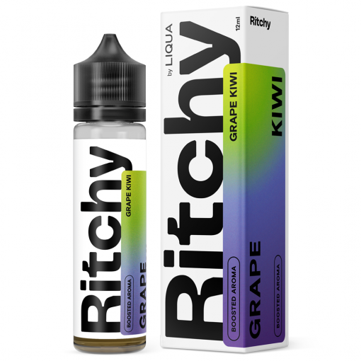 Příchuť LIQUA RITCHY - Grape Kiwi / Hroznové víno, kiwi 12ml SnV