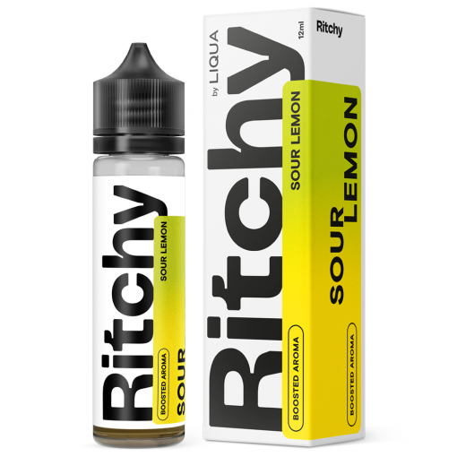 Příchuť LIQUA RITCHY - Sour Lemon / Kyselý Citrón 12ml SnV