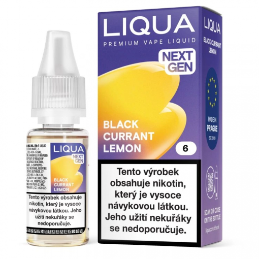 e-liquid LIQUA Next Gen - Black Currant Lemon 10ml