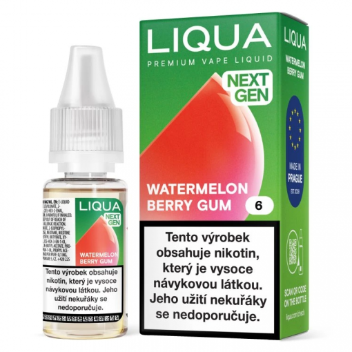 e-liquid LIQUA Next Gen - Watermelon Berry Gum 10ml