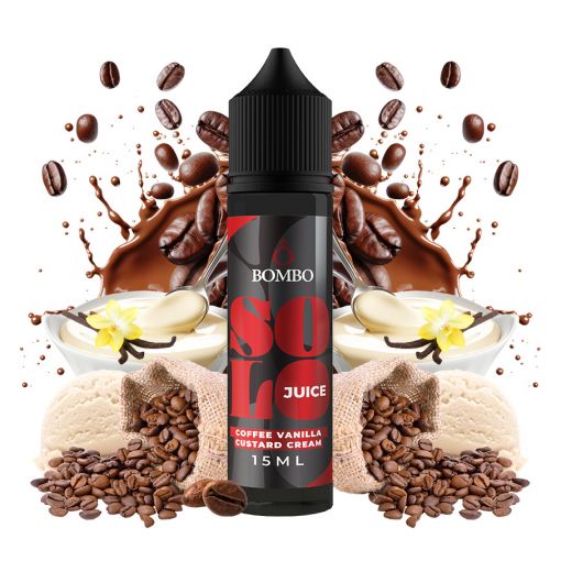 Příchuť SNV Bombo - Solo Juice - Coffee Vanilla Custard Cream 15ml