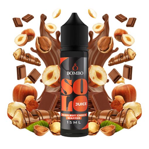 Příchuť SNV Bombo - Solo Juice - Hazelnut Choco Waffer 15ml