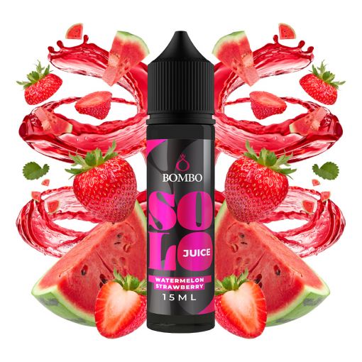 Příchuť SNV Bombo - Solo Juice - Watermelon Strawberry 15ml