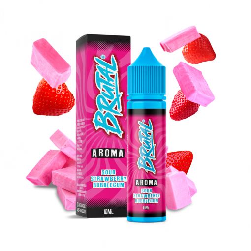 Příchuť Just Juice - Brutal - Strawberry Sour Bubblegum / Sladká jahodová žvýkačka SnV 10ml