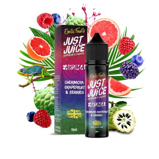 Příchuť Just Juice - Exotic - Cherimoya / Grapefruit & Berries 10ml SnV