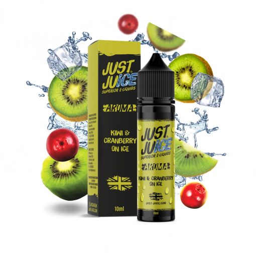 Příchuť Just Juice - Kiwi and Cranberry on Ice 10ml SnV