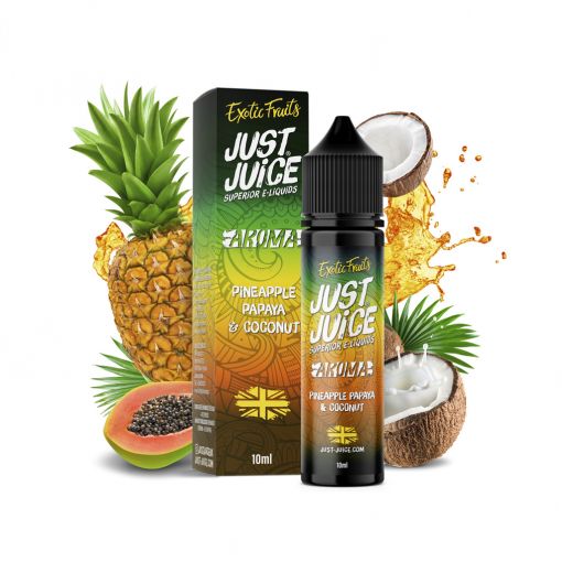 Příchuť Just Juice - Pineapple, Papaya & Coconut 10ml SnV