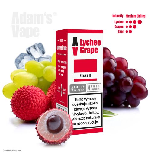 Adams Vape Nicsalt - Lychee Grape 10ml